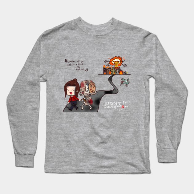 Claire and Lisa´friendship Long Sleeve T-Shirt by umekomikan